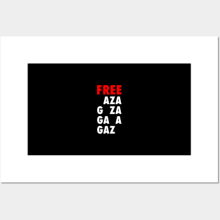 Free Gaza And Free Palestine - The Holy Country For Muslim Posters and Art